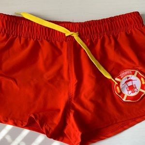 Baywatch beach shorts